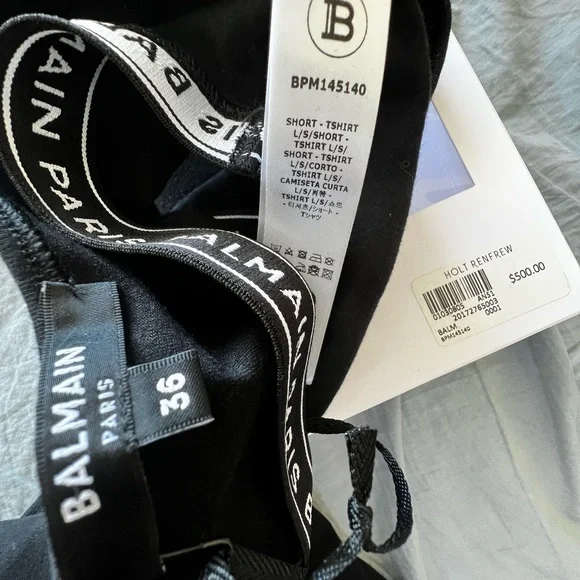 Authentic Balmain crop top in size small - Picture 10 of 11